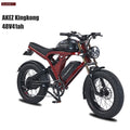 Peak 3000W AKEZ Kingkong 1500W Electric Bike, 31MPH Electric Dirt Bike for Adults, 48V41A Dual Removable Battery Mountain Ebike, 20'' Fat Tire Ebike, 7speed, Hydraulic Brake