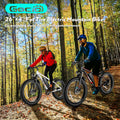 Gocio 26" 4.0 Fat Tire Electric Bike for Adults, 500W Motor, 48V 13ah Battery, Lightweight Aluminum Alloy Frame, Max 22mph Electric Mountain Bike Beach Snow Ebike for Men, Professional 7 - Speed UL2849