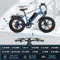 Hipatoo 26" Electric Bike 500W 20MPH E - Bike, 36V 10.4ah Battery, Ebike for Adults, E Bike UL2849