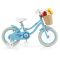 Prorider 16" Kid'S Bike with Training Wheels Adjustable Handlebar Seat Handbrake Pink