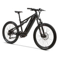 Kasen Electric Mountain Bike Mid - Driven 500w 48v 15ah Full Suspension Throttle and Pedal Assist