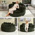 Wiilayok 58'' Oversized Chaise Lounge Chair Indoor, Thickened Backrest Sleeper Sofa Couch with Soft Pillows for Living Room, Gray