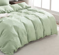 100% Pure Linen Duvet Cover with Button Closure and Corner Ties Soft & Breathable - Natural Full/Queen
