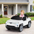 12V Licensed Chevrolet Ride On Truck Car Kids Electric Vehicle with Remote Control, Rear Storage, Lights, Music & Spring Suspension for Ages 3+