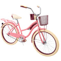 24" Nel Lusso Girls' Cruiser Bike, Pink Blush Powder