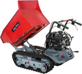 Xtremepowerus Track Barrow, 660 lb Loading Capacity, 6.5HP Kohler, Gas Powered Wheelbarrow