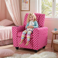 Kids Recliner Chair with Cup Holder & Side Pocket, Adjustable Toddler Lounge Sofa, Ergonomic Children Armchairs for Boys Girls Age 3+, 150lbs