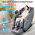 Full Body Zero Gravity Massage Chair, SL Track Massage Recliner with Airbags, Back & Waist Heater, Foot Rollers, Touch Screen, Auto Shoulder Scan