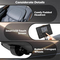 Full Body Zero Gravity Massage Chair, SL Track Massage Recliner with Airbags, Back & Waist Heater, Foot Rollers, Touch Screen, Auto Shoulder Scan