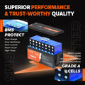 Litime 12V 200ah PLUS Lithium LiFePO4 Battery, Max 2560W Power Output, 10 - Year Lifetime, 200A BMS LiFePO4 Battery for RV, Solar, Off - Grid, Marine