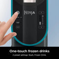 SLUSHi with RapidChill Technology, 88 oz. Frozen Drink & Slushie Machine, 5 Preset Programs, Margaritas, Frapps, and More, Premium Accents, Black, FS301