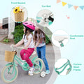 Prorider 16" Kid'S Bike with Training Wheels Adjustable Handlebar Seat Handbrake Pink