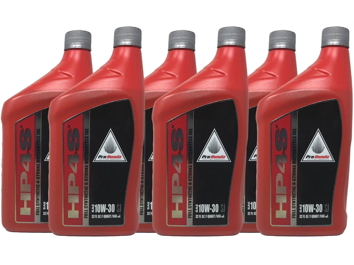 Honda HP4S 10W30 Full Synthetic 4 Stroke Motor Oil 08C35 - SYN - 1030M - 6 Pack