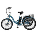 Lilypelle Electric Tricycle, 3 Wheel Motorized Bicycle, with 350W Motor 36V 10.4AH Lithium Battery UL Certified, 24" Adults Electric Trike, Three Wheel Ebike E Bicycle