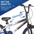 Bicycles 20" Boy'S Ambush BMX Bike, Black/Blue