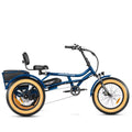 Addmotor M - 360II Semi - Recumbent Electric Trike, 85MI, Fat Tire 3 Wheel Electric Bike for Adults, 750W 48V 20ah Electric Tricycle for Seniors, 20" Electric Trike with Speed Differential, Green