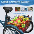 Lilypelle Electric Tricycle, 3 Wheel Motorized Bicycle, with 350W Motor 36V 10.4AH Lithium Battery UL Certified, 24" Adults Electric Trike, Three Wheel Ebike E Bicycle