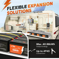Litime 12V 200ah PLUS Lithium LiFePO4 Battery, Max 2560W Power Output, 10 - Year Lifetime, 200A BMS LiFePO4 Battery for RV, Solar, Off - Grid, Marine