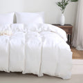 100% Pure Linen Duvet Cover with Button Closure and Corner Ties Soft & Breathable - Natural Full/Queen