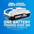 HART 2 - Pack 20 - Volt 2.0ah Lithium - Ion Batteries (Charger Not Included)
