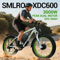 3000W Peak Dual Motor Ebike, 52V 30AH Battery Electric Bike for Adults, 7 - Speed 40MPH AWD Ebike Mountain Snow E - Bike with 26" x 4.0 Fat Tire MTB Hydraulic Disc Brake for Off - Road Snow