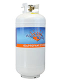 NEW 40 lb Pound Steel Propane Tank Refillable Cylinder with OPD Valve