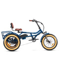 Addmotor M - 360II Semi - Recumbent Electric Trike, 85MI, Fat Tire 3 Wheel Electric Bike for Adults, 750W 48V 20ah Electric Tricycle for Seniors, 20" Electric Trike with Speed Differential, Green