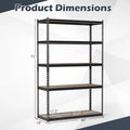 Tangkula 5-Tier Heavy Duty Garage Shelving Unit 2200 LBS Metal Storage Organizer Rack