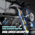 Peak 3000W AKEZ Kingkong 1500W Electric Bike, 31MPH Electric Dirt Bike for Adults, 48V41A Dual Removable Battery Mountain Ebike, 20'' Fat Tire Ebike, 7speed, Hydraulic Brake