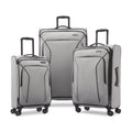 American Tourister X - Lite 3 - Piece Luggage Set with Spinner Wheels - Light Grey