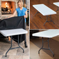 Lifetime 8 - Foot Commercial Grade Folding Table, White Granite (22980)