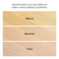 Plank+Beam Farmhouse Coffee Table, 48" Solid Wood Tables for Living Room, Rectangular Center Table