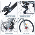 Outdoor Bike 7 Speed Hybrid Bike Disc Brake 700C Road Bike for Men Women'S City Bicycle, Mountain Bike for Outdoor