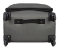 Protege 5 Piece Spinner Luggage Set, Includes 28 in Checked, 24 in Checked Bags, 20 in Carry - on, 15 in Boarding Tote and Matching Utility Bag, All Ages, Grey