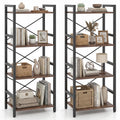 Tangkula 3-Tier Industrial Bookshelf for Home Office