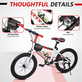 SPPTTY 20 - 24 in Bike, 6 - Speed Mountain Bike for Men Women Boys Girls, Comfort Saddle, Blue