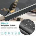 AECOJOY Free Standing Retractable Awning, 13'x8' Patio Awnings Outdoor Manual Sun Shade Shelter, Dark Grey