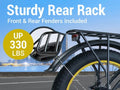 Peak 5000W - Electric - Bike for Adults - Men, Dual - Motor - Ebike 50MPH - Hunting - Ebike, 60V 25AH Long Range Dirtbike, 26" x 4.0 Fat - Tire - Electric - Bicycle, AWD 21 - Speed Mountain Bike for Off - Road Snow Sand
