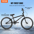 VEVOR BMX Bike, 24 - Inch Wheel Freestyle Bike, BMX Race Bike with 4 Pegs, Beginner - Level BMX to Advanced Riders, BMX Bicycles for Teen Adult Men Women, Durable Hi - Ten Steel Frame, Easy to Assemble