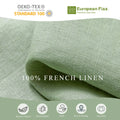 100% Pure Linen Duvet Cover with Button Closure and Corner Ties Soft & Breathable - Natural Full/Queen