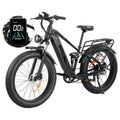 Electric Bike for Adults, 1000W E Bikes for Men, 26" Fat Tire Electric Bikes, 48V 17.5AH Battery, 28MPH, 7 Speed&Dual Hydraulic Disc Brakes, LCD Screen, 60miles Range, Electric Mountain Bicycle