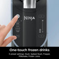 SLUSHi with RapidChill Technology, 88 oz. Frozen Drink & Slushie Machine, 5 Preset Programs, Margaritas, Frapps, and More, Premium Accents, Black, FS301